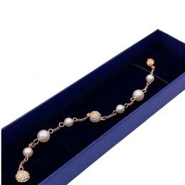 Swarovskis Bracelet Designer Luxury Fashion Women Original Quality New High Version Non Fading Invisible Magnetic Buckle Pearl Bracelet Crystal Bracelet