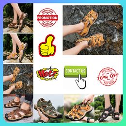 Designer Platform Slide Slippers Men Woman wear resistant anti-collision Leather super soft soles sandals Flat Summer Beach Slipper Size 36-45