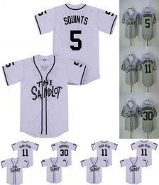 The Sandlot Benny Rodriguez 30 Movie Baseball stitched mens Jerseys 5 Michael Squints Palledorous 11 Alan YeahYeah McClennan whit6154935