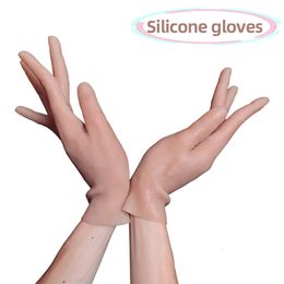 Costume Accessories Unisex Short Silicone Cosplay High Simulation Gloves Skin Colour to Cover Scars for Crossdresser Drag Queen