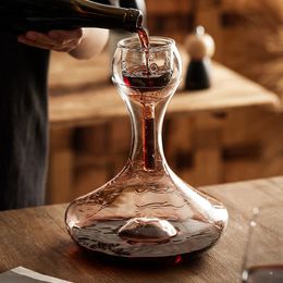 Oxygen Enriched Red Wine Decanter Household Creative Fast Luxury Wind Crystal Glass Accessories 240119