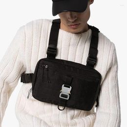 Backpack 23SS High Quality Alyx Chest Bag 1017 Functional Tactical Workwear Vest Black Cheque Unisex 9sm