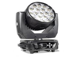 Zoom Moving Head Light Beam Wash Stage Lighting 19pcs 15w Quad High Power Lyre Light RGBW DMX512 For Dj Disco Wedding Party Show1613115