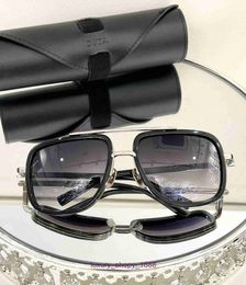 Designer Fashion sunglasses for women and men online store DITA frog mirror titanium frame MODEL:DRX-2030 with Original Box RF0E