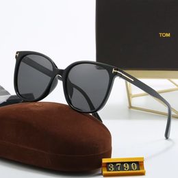 Hot Designer sunglasses luxury Tom sunglasses for women glasses men classic UV 400 eyeglasses Fashion sunglasses suitable outdoors Beach with box 5 Colour nice