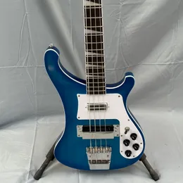 Blue Bass 4 string Solid Ric brand 4003 Fast Free Ship