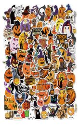 100 Pcs Sticker Halloween Decals Stickers Surprise Bulk Weird Pumpkin Ghost Mixed Cool Stickers Packs for Child1791171