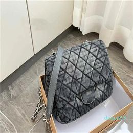 design denim shoulder bag light daily bags casual messenger handbag shopping and Travelling women Purse Black Blue 3 sizes cool style