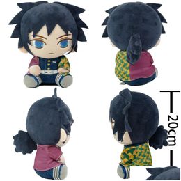 Stuffed Plush Animals 20Cm Cartoon Demon Slayer Toys Kazuma Tanjiro Nidouzi Hand Donew P Toy Kids Favourite Gift Drop Delivery Gifts Otrjh