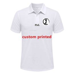 Custom Printed Summer Men's Pro Cool Stretch Tattoo Golf Shirt Fashion Polo Short Sleeves Sports Casual Tennis T-Shirt Hombre