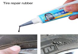 30ml Car Tyre Repair Glue Strong Repair Glue Black Soft Rubber Motorcycle Auto Truck Wheel Tyre Puncture Seal Universal5532779