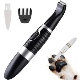 Grooming Dog Clippers Low Noise Electric Pet Trimmer Dog Grooming Clippers for Trimming the Hair Around Paws Eyes Ears Face