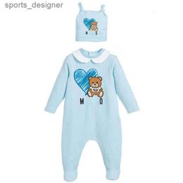 Baby Rompers Body Suits Cover Newborn Boys Girls One-pieces Clothes Solid Colour Printed Baby Spring and Autumn Long Sleeves Sleepsuits''gg''3P07