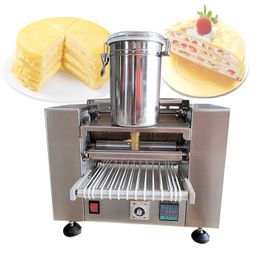 Commercial Automatic Mille Crepe Cake Machine Automatique Thousand Layer Cake Pancake Skin Board Crepe Maker Making Machine