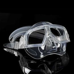 Diving Masks Freediving Mask Half Face Light Weight Low Volume Free Diving Goggles Silica Gel Diving EquipmentL240122