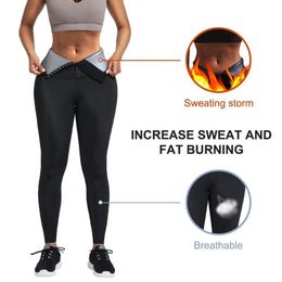 Pants Body Shaper Sauna Slimming Pants Thermal Sweat Capri Gym Compression Fiess Shorts Leggings Workout Sauna Suit for Weight Loss