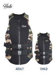 high quality neoprene safe floating life jacket vest with PVC EPE foam for adult water sports Customised logo available3206772