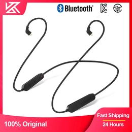 Headphones KZ APTX Bluetooth Cable Module 4.2 Waterproof wireless collar Upgrade Detachable Cord Applies Headphones CCA C10 ZSN Pro