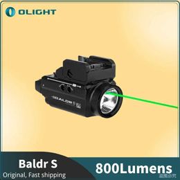 Flashlights Original Olight Baldr S Rechargeable Tactical Light Weaponlight 800 Lumens Range of 130Meters Quick Install System 240122