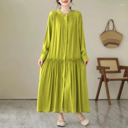 Casual Dresses 2024 Arrival Japanese Style Edible Tree Loose Chic Lady Spring Summer Dress Fashion Women Autumn Blouse