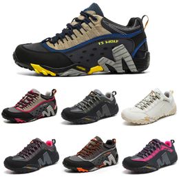 2024 Men Climbing Hiking Shoes Work Safety Shoes Trekking Mountain Boots Non-slip Wear-resistant Breathable Mens Outdoor shoe Gear Sneaker 39-45