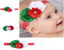 Baby Hair Accessories Cute Fabric Flowers Headband Girls Fashion Elastic Hairbands Children Christmas Party Dress Up Xmas Gifts8654136