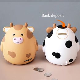 Bear Rabbit Piggy Bank Money Plastic Coin For Attracting Money Jar Coins Money Box Large Savings Box Coins Child Easter Gift 240118