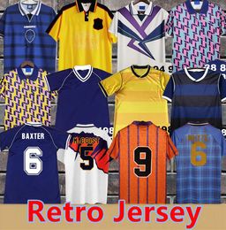 82 86 98 00 DALGLISH STRACHAN MILLER HANSEN Mens Retro Soccer Jerseys 96 98 Scotland BURLEY McNAMARA LAMBERT GALLACHER HENDRY Football Shirt