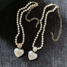 Designer Chain Necklace Beaded Necklaces Pearl Necklaces Wild Fashion Woman Necklace Jewelry Supply