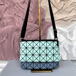 Splicing Grid Crossbody Bags Women Contrasting Color Designer Handbag One Shoulder Straps Chessboard Plaid Tote Bag Wallet