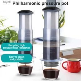 Coffee Makers Espresso Coffee Maker Portable Cafe French Press CafeCoffee Pot For AeroPress Machine with Philtres Paper Kit YQ240122
