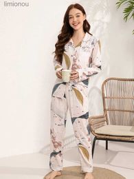 Women's Sleep Lounge S-3XL Plus Size New 100% Viscose Long-sleeved Trousers Ladies Pajamas Suit Long Sleepwear Leisure Homewear Women's NightwearL240122