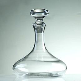 6001700ml Creative Heart LeadFree Crystal Glass Wine Decanter Linlang Whiskey Container Personalised Pot Gift 240122