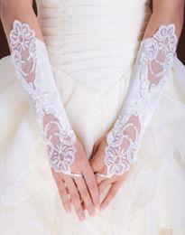 wedding dress Bridal Gloves bride fingerless lace sequin performance etiquette command manufacturers3044919