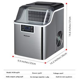 2024 NEW Ice Maker Ice Making Machine for Home Use with Factory Price Portable Ice Maker Machine