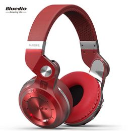 Headphones Bluedio T2+ Fashionable Foldable Over The Ear Bluetooth Headphones BT 5.0 Support FM Radio SD Card Functions Music Phone Calls