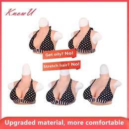 Costume Accessories Fake Chest Shemale B/C/D/E/G Cup Breast Forms Big Tits Crossdresser Transvestite Silikonbrustprothesen