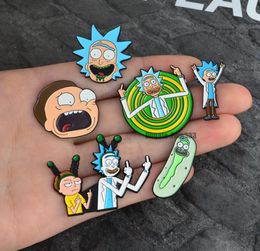 1000 Different Models Classic Cartoon icons Style Enamel pin Genius mad scientist Badge Buttons Brooch Anime Lovers Denim Shirt La5820210