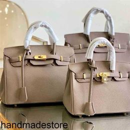 Bag Style Designer Thirty Platinum Same Handbags Cowhide Temperament Goddess Large Capacity Handbag Messenger 2024 Bags Fqs6