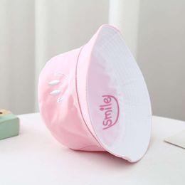 Little Daisy Double Faced Fisherman Cap Women Hat Spring Summer Sun Korean Version Versatile Face Showing Small Bowl Hat for Couples