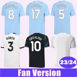 23 24 WALKER Mens Soccer Jerseys RUBEN BERNARDO PHILLIPS STONES AKE KOVACIC GREALISH Home Away 3rd Special editions Football Shirts