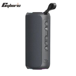 Speakers Cyboris S7 40W Highpower Bluetooth Speaker 3D Stereo Bass Bluetooth Speaker Portable IPX7 Waterproof Suitable TWS Boom Box