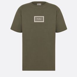 DUYOU Herren COUTURE RELAXED-FIT T-SHIRT Markenkleidung Damen Sommer T-Shirt mit Stickerei Logo Slub Baumwolljersey Hochwertige Tops T-Shirt 7199