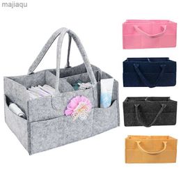 Diaper Bags 1/2 Baby Diaper Caddy Organizer Portable Holder Bag for Changing Table and Car Nursery Essentials Storage Bins Nappy Bags