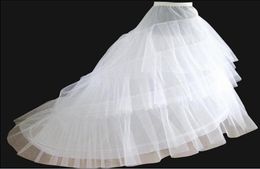 White Wedding Accessories Mermaid Bridal Petticoats Slip 1 Hoop Bone Girls Crinoline Underskirts For Wedding Bride Dresses3377034