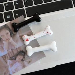 Hair Accessories 1Pcs Korean Style Hairpin Fun Simulation Dog Bone Clip Funny Halloween For Women Party Gift