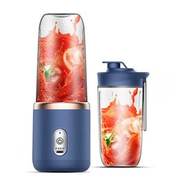 Portable Juicer Blender 300ml Electric Fruit Juicer USB Charging Lemon Orange Fruit Juicing Cup Smoothie Blender Machine 240118