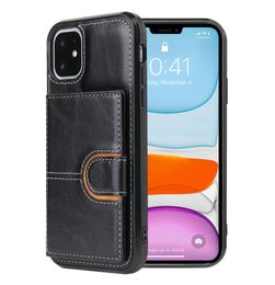 For iPhone 13 12 Pro Max 11 XS XR X 7 8 Plus Leather Phone Cases Wallet Case Holder Cover With Card Slot3948002