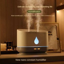 Humidifiers LED light Home Bedroom Office Desktop USB Car Essential Oil Humidifier New Air Humidifier Large Capacity Double Nozzle Colorful YQ240122