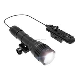 Flashlights SecurityIng 1000LM Tactical Flashlight TF01 SST40 LED Remote Pressure Switch and 3 Modes with Programming Quick Release 240122